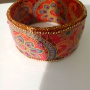 Beautiful colorful design bracelets 3 in wide